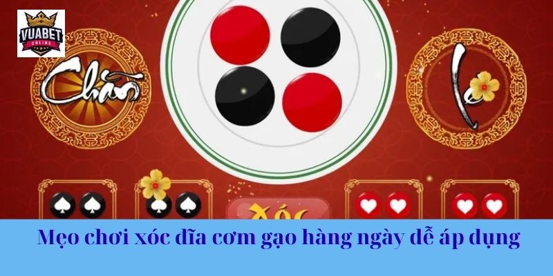 Mẹo chơi xóc đĩa cơm gạo hàng ngày dễ áp dụng